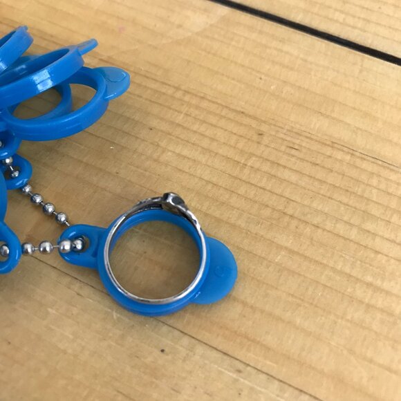 Marquise Abalone Shell Ring Vintage 90s 925 Silver Size 5 - Picture 9 of 10